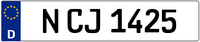 Truck License Plate